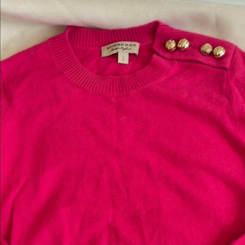 Burberry Women's Pink Sweater NWOT
